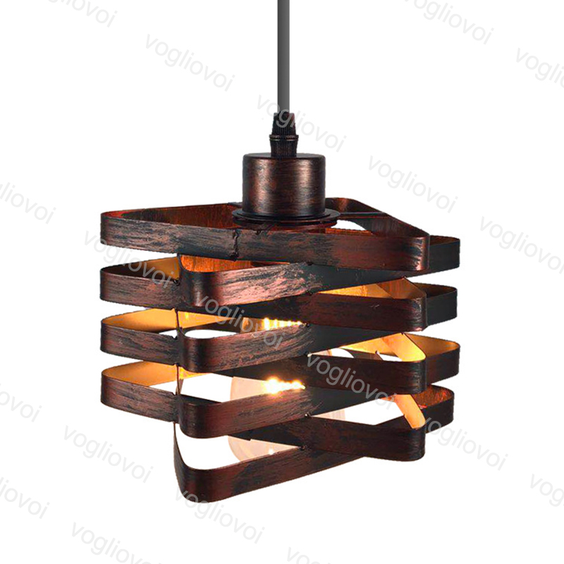 

Pendant Lights 1M Hanging American Retro Industrial Style 85-265V E27 Cage For Dining Room Restaurant Coffee Bar DHL