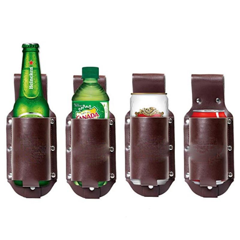 

New 1pc Holster Portable Bottle Waist Beer Belt Bag Handy Wine Bottles Beverage Can Holder