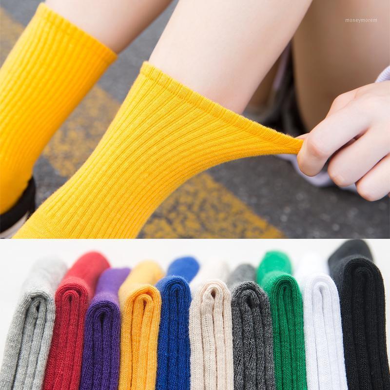 

Unisex Rainbow Color Women Socks Harajuku Colorful Mid Socks Women Standard 1 Pair Kawaii1, Purple