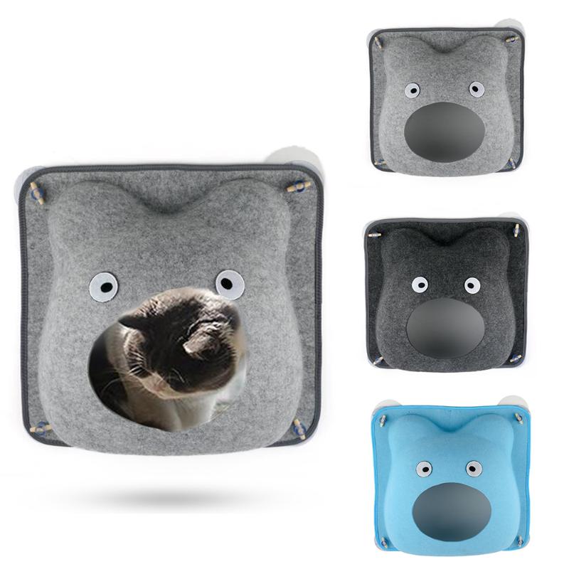 

3 Colors Cute Cat Cave Bed Pet Window Bed Cat Window Perch Hammock Seat for Cats