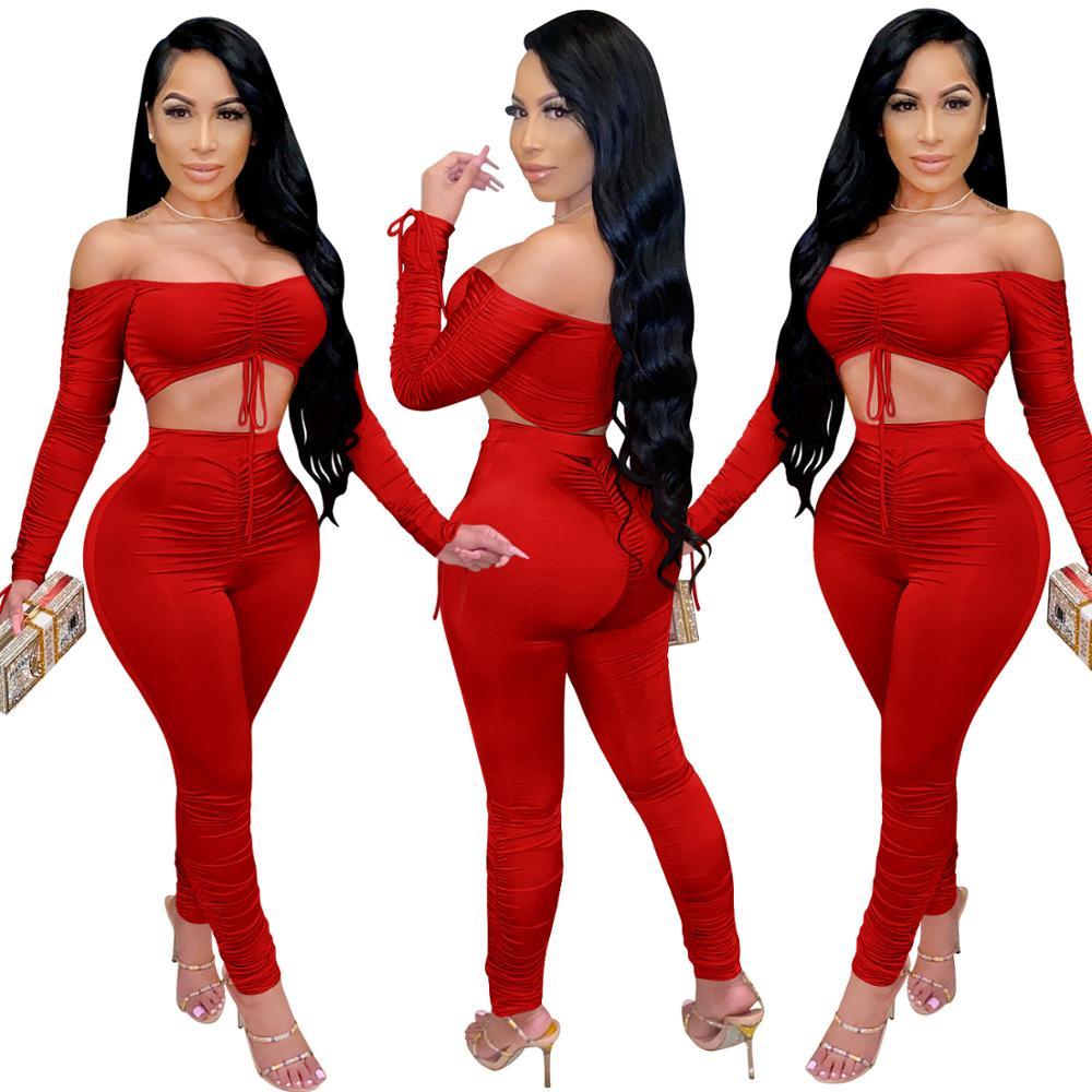 

two piece set tracksuit women 2 piece sets womens outfits crop top stacked leggings fall clothes two pieces outfits dropshipping C0122, 02