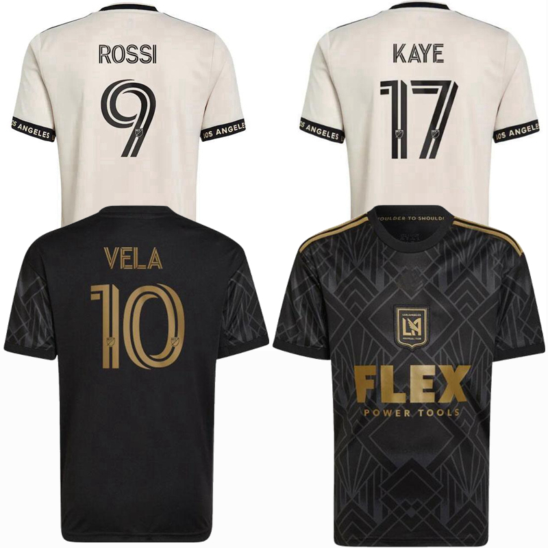 

2022 2023 Los Angeles FC BALE Soccer Jerseys CHICHO CHIELLINI VELA BLESSING 22 23 football men and kids shirt, Away 21/22
