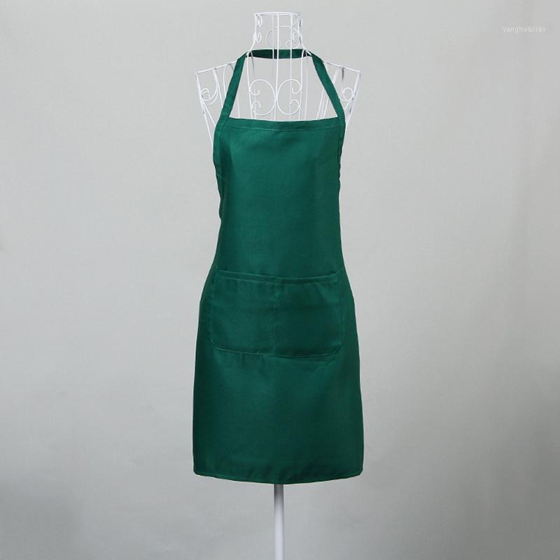 

Aprons Orange-Red Unisex Waiter Chef Apron Kitchen Cooking Pinafore Dual Front Pockets1