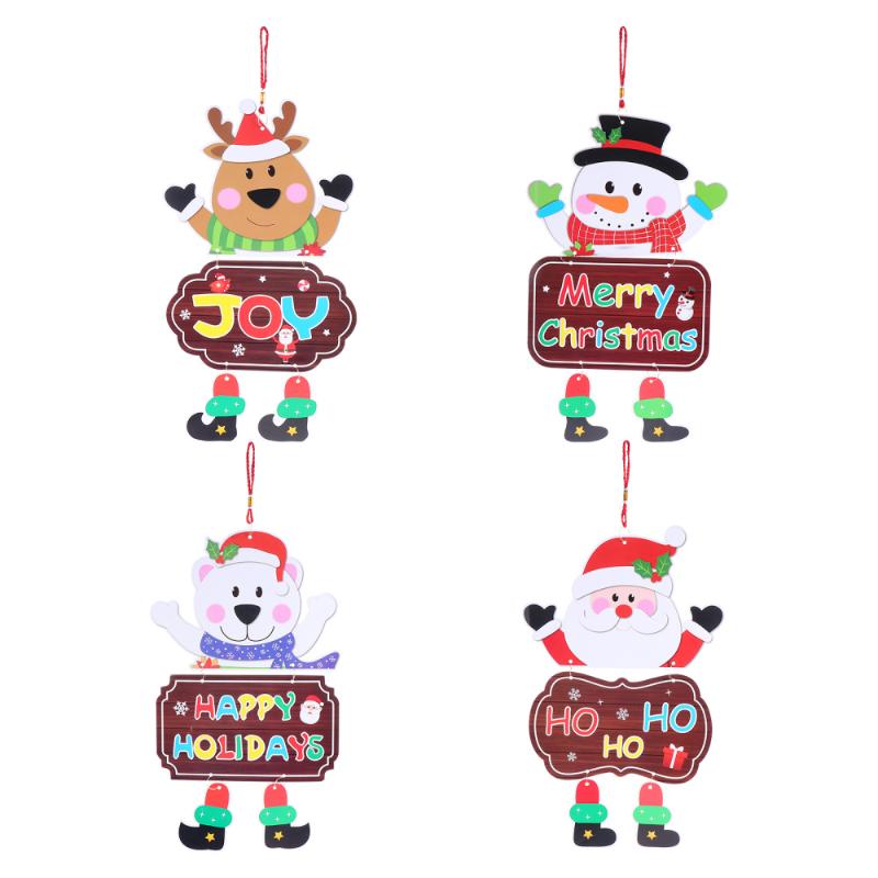 

Gift Wrap 4 Pcs Charms Hangings Decorations Pendants Adornments Ornaments Paper Novel Decorative Lovely Xmas Tree Shop Window Ha