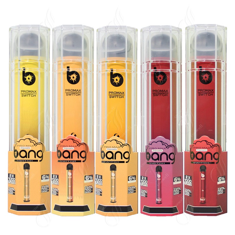 

New Bang Pro Max Promax Switch XXTRA 2 in 1 Double Pods 1000+1000 Puffs Disposable Vape Pen Maxpro Twist Dual Cartridge 2IN1 Vaporizer Bars