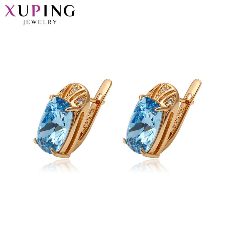 

Xuping Jewelry Fashion Classial Crystals Earrings for Women Birthday Wedding Gift 93950