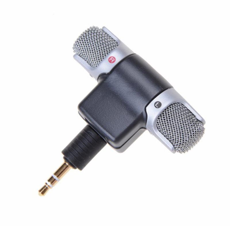 

Mini Jack Microphone Stereo Mic For Recording Mobile Phone Studio Interview Microphone For Android smartphone laptops PC