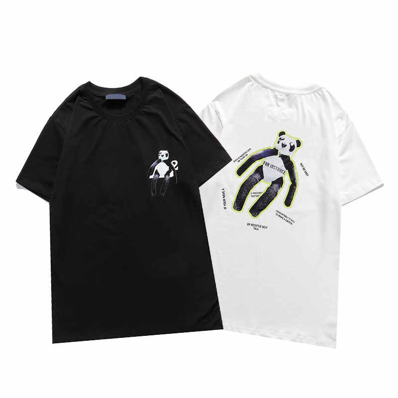 

Men Women T Shirt with Printed Fashion Mens Streetwear Tshirts for Summer Casual Men Tees New Outdoor Clothing, Black