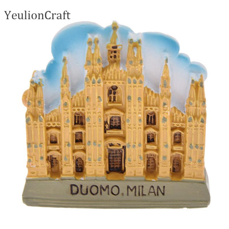 

YeulionCraft Milan Cathedral 3D Resin Fridge Magnet Refrigerator Sticker Travel Gift Souvenir Home Decoration