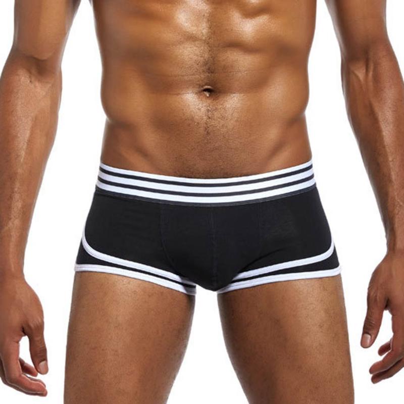 

Boxershorts Men Boxer Shorts Boxer Brand Men's Panties Underwear Men Breathable Underpants Man Cotton Sexy For Male 2021, Black