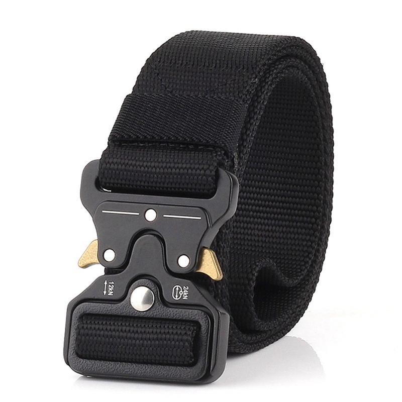 

Outdoor Adventure Belt Belt Multifunctional Nylon Outdoor Training Men's Accessories, Black