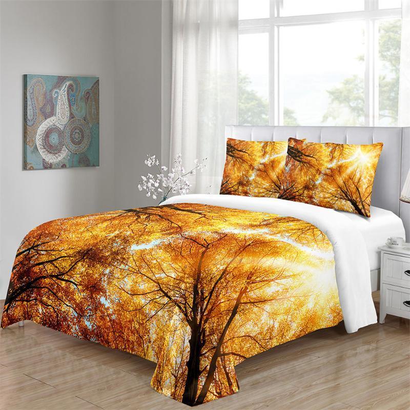 

Trees Sunset Landscape Bedding Sets Coconuts Ocean 3D Print Duvet Cover Pillowcases For Adult Kids Bed Set With Pillowcase1