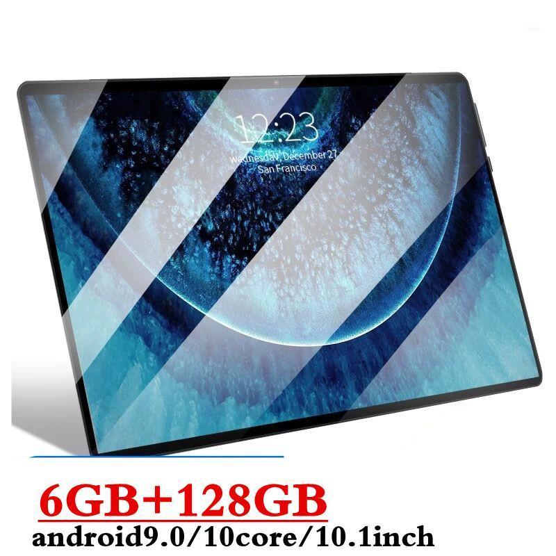 

Newest 10.1 Inch tablet Android 9.0 10 Core 6GB RAM 128GB ROM 3G 4G LTE Wifi Bluetooth GPS Phone call 2.5D Screen Tablet pc1, Black