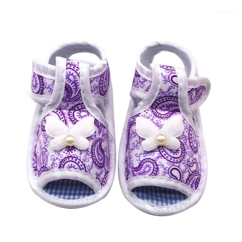 

TELOTUNY sandals Newborn Baby Girls Printing Bow Prewalker Soft Sole Sandals Non-slip Toddler Shoes children girls Jun81, Red