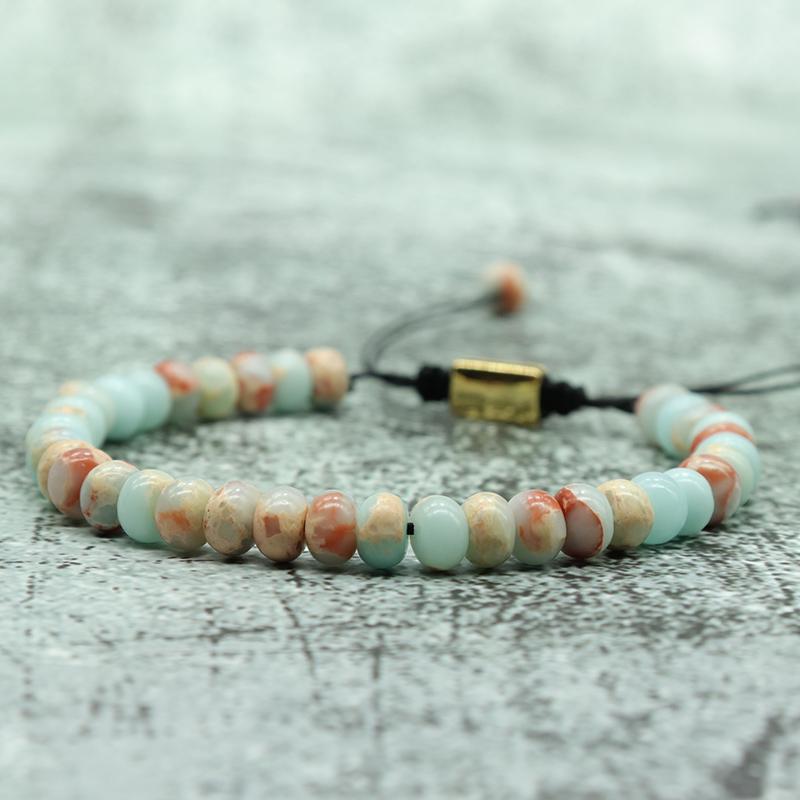 

2021 Bohemian Braided Rope Bracelets Men Women 100% Natural Stone Beads Brazalete Femme Adjustable Pendant Braslet Yoga Braclet