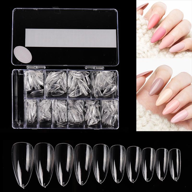 

500pcs Artificial Toe False Nails Tips Clear Foot Fake Nails Manicure Art Decorsation Personal Beauty Caring Products, 02