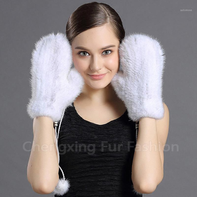 

CX-A-35C High Quality Women's Fashionable Hand Knit Real Glvoes1