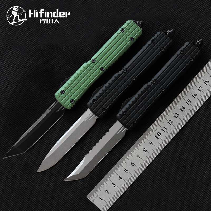 

Hifinder Four styles D2 blade aluminum handle outdoor EDC hunt Tactical tool camping survival dinner kitchen knife