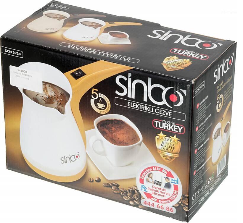

Sinbo Electric Turkish coffee Machine Dehydrated non-Operating with Feature 4 Cup Capacity Coffee Machine1