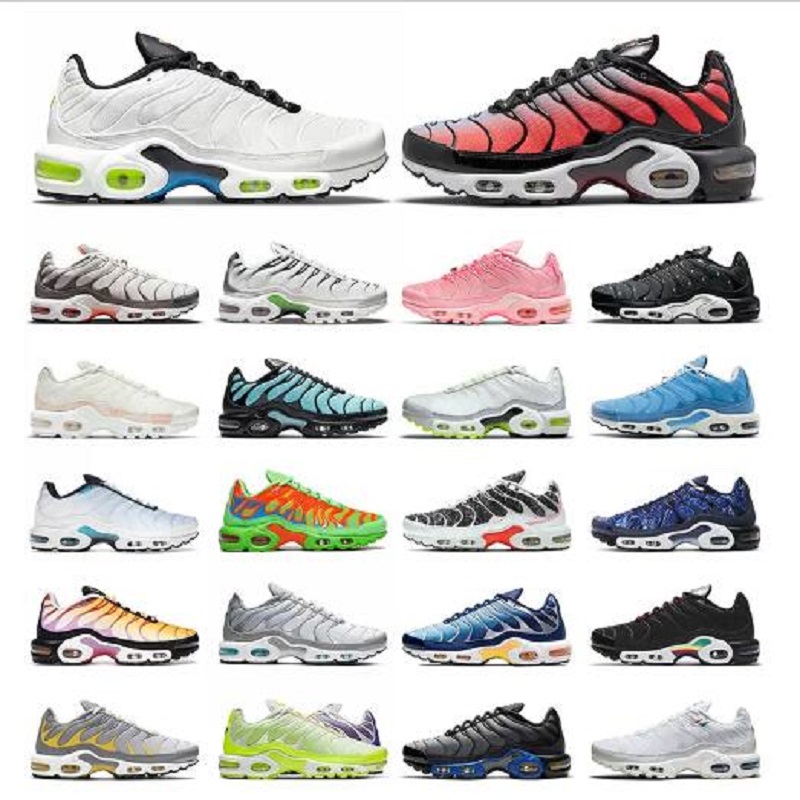 

2022 Top Quality OG Plus Tn Running Shoes Neon Green Sisterhood Special Sherbert Pink Snakeskin University Blue Oreo Mens Women Outdoor Sports Fashion Sneakers 36-45, Color 27