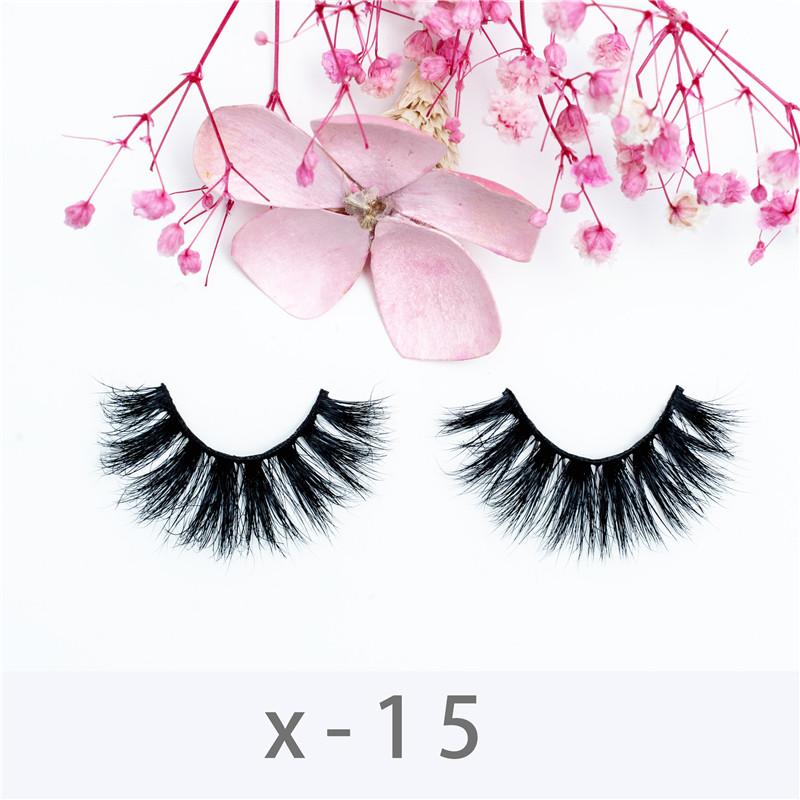 

3D 22mm Mink Lashes Makeup Handmade Lash High Volume Reusable Eyelash Fake Eyelashes False Eyelashes Natural Beauty