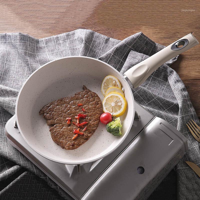 

Kitchne Steak Frying Pans Non-stick Fry Pot For Breakfast Egg Omelet Bacon Pan Thicken Alloy Suit for Gas and Induction Cooker1