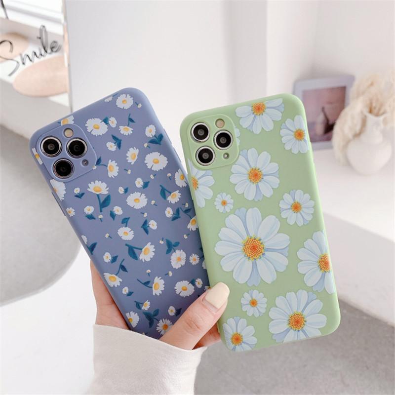 

Beautiful Flower Phone Case for Iphone 11 Pro Max XS MAX XR X 6 6S 7 8 Plus 8plus Cell Phones Floral Soft Tpu Cover, Please choose colors