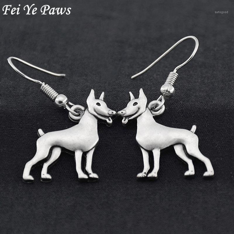

Dangle & Chandelier Fei Ye Paws Doberman Dog Drop Earrings Brincos Big Long For Women Earings Fashion Jewelry Pendientes Bijoux Femme1