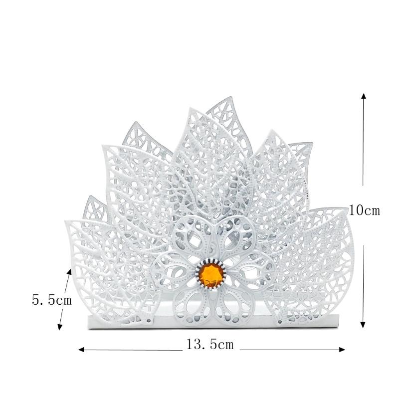 

Metal Napkin Holder Paper Dispenser Tissue Rack Home Party Dining Table Decor