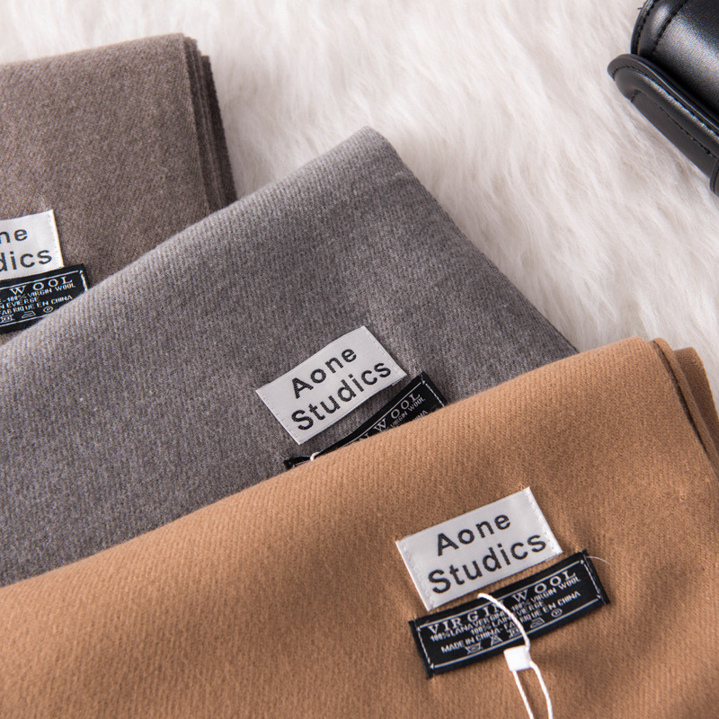 

Female cashmere handkerchief 2020 new winter scarves warm thickness pashmina xales involves solid wool long scarf