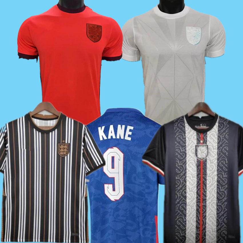 

Thailand 2022 KANE Soccer Jerseys STERLING MOUNT RASHFORD Football Shirts GREALISH 22 23 national team FODEN kids equipment kit top uniform, 2021