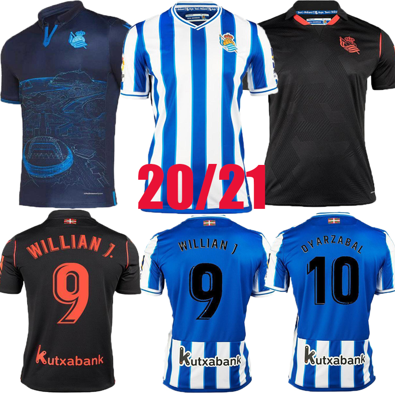 

2021 Real Sociedad 2020 third OYARZABAL X PRIETO PORTU Soccer Jerseys DAVID SILVA ODEGAARD JUANMI 20 21 camiseta de futbol Football Shirt, Black