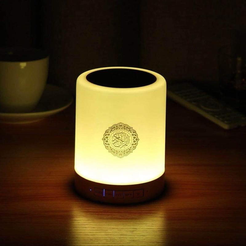

8G Bluetooth Quran Speaker Book with Handle LED Remote Control Lamp Support MP3 FM TF Card Radio