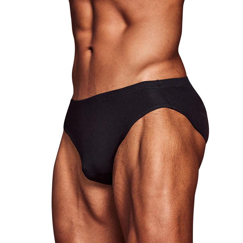 

Mens Underwear Briefs Modal Comfortable Underpants Sexy Briefs Men Slip Cueca Tanga U Convex Pouch Gay Panties 9 Colors, Or6604-white