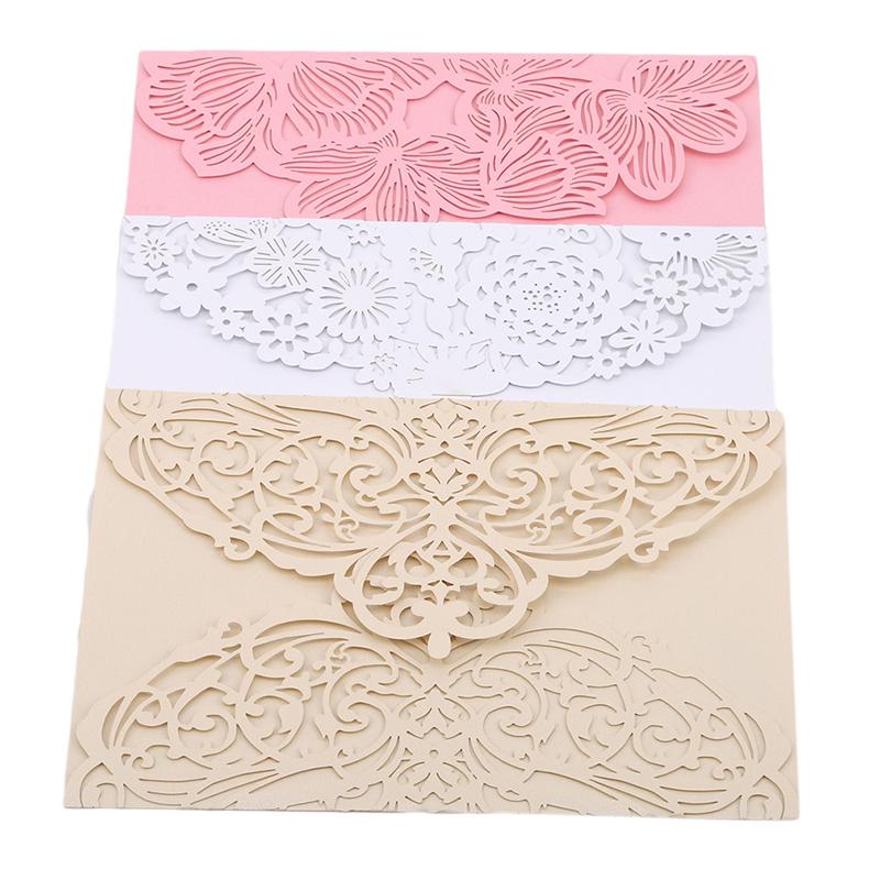 

Openwork Wedding Invitation 10 Pieces Of European-Style Wedding Paper-Cut Invitations Greeting Cards Party Supplies