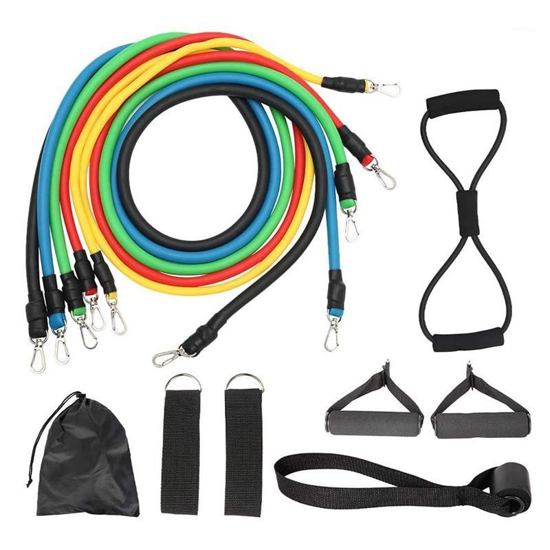 

12Pcs Resistance Bands Set Exercise Elastic Pull String Yoga Pull Rope For Aerobic Exercise Home Workouts1