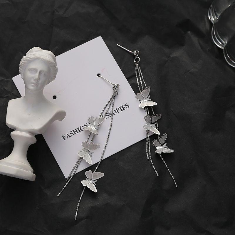 

Long Tassel Butterfly Drop Earrings For Women Bohemia 2020 Modern Statement Summer Dangling Earrings piercing oreille