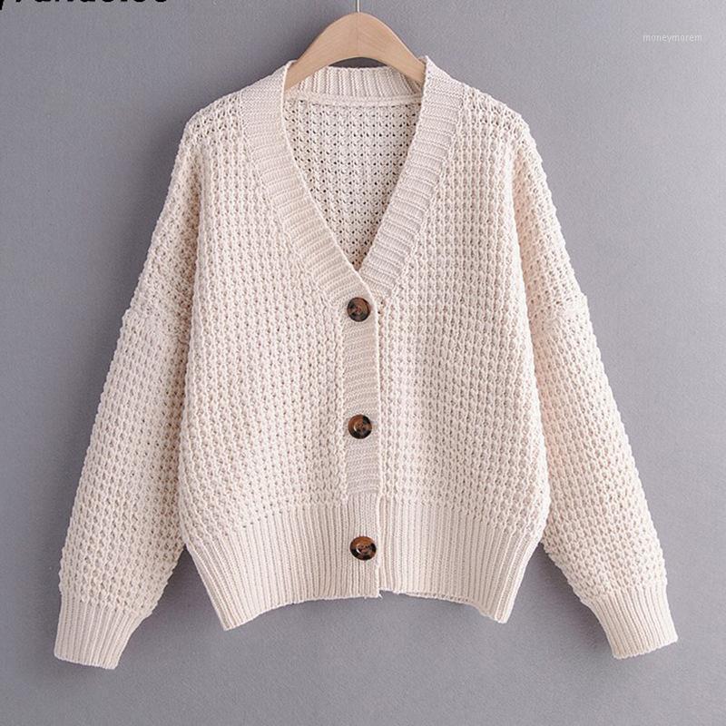 

2020 Sweaters Autumn Cardigan Sweater Women Winter Clothes Kardigan Knitted Fall Female Jumper Jacket1, Beige