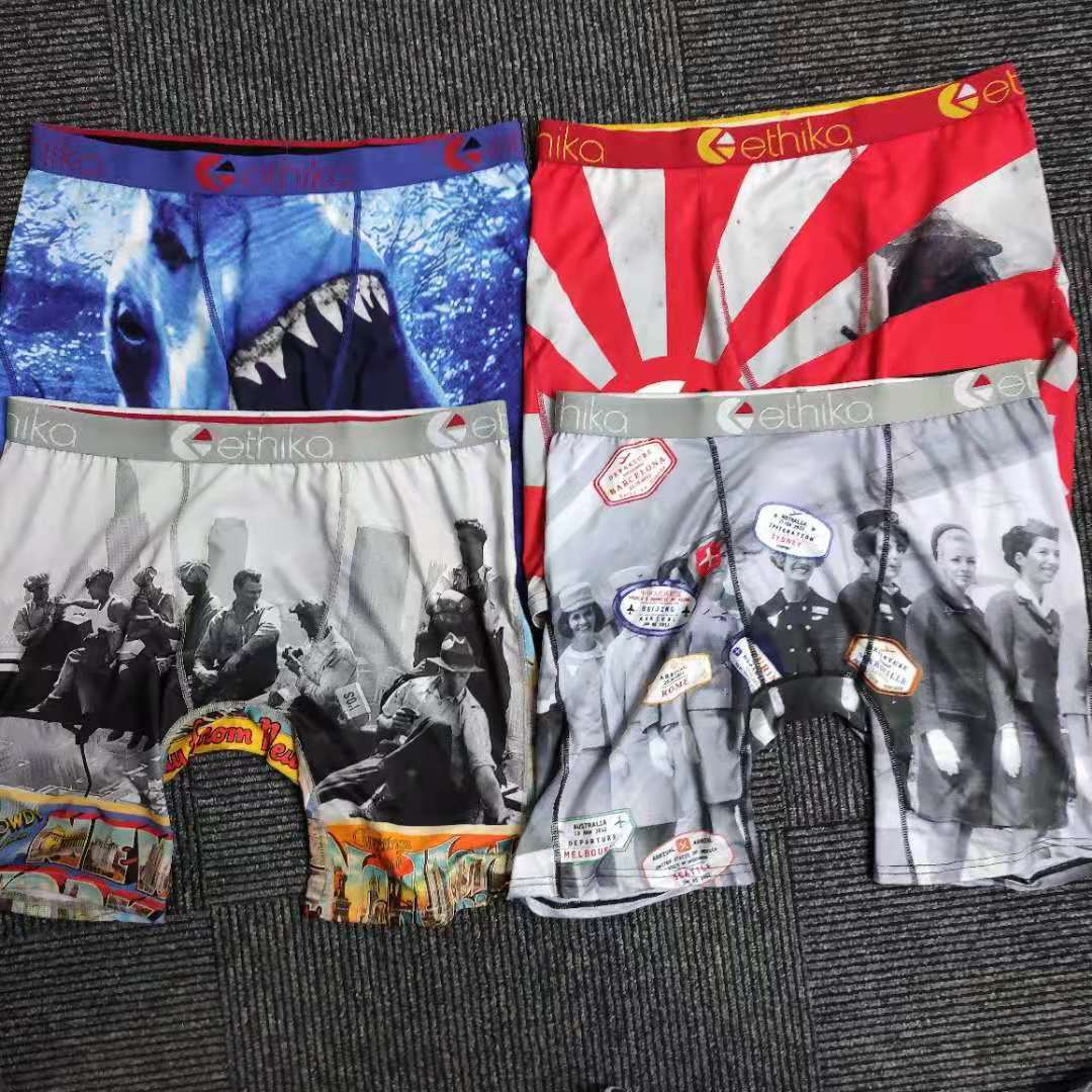 

2021 Casual style staple food sports underwear hip hop Rock Beach skateboard Street underwear designer hot Ethika men's stretch quick dry 09