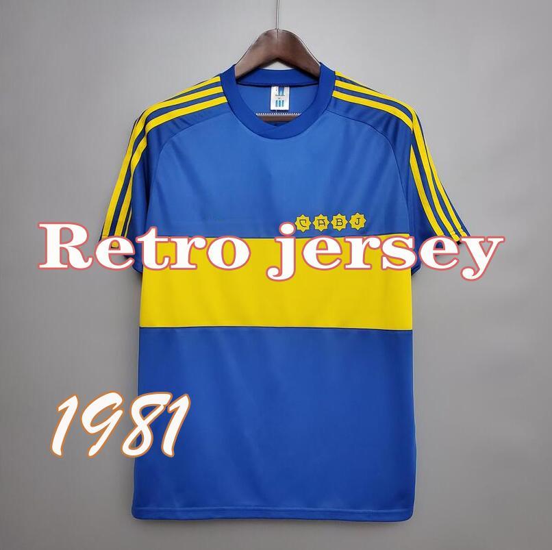 

Boca Jersey Classic 1997 Retro Jerseys Maradona Vintage Foot Soccer Juniors 1995 1996 1981 1998 Shirt Football RIQUELME ROMAN Maillot D Gdbh, Black