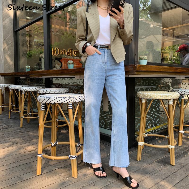 

High Waisted Wide Leg Jeans Femme Design Pants Y2k Aesthetic Fashion Denim Trousers Vintage Clothing Baggy Korean Style New 2021, Blue