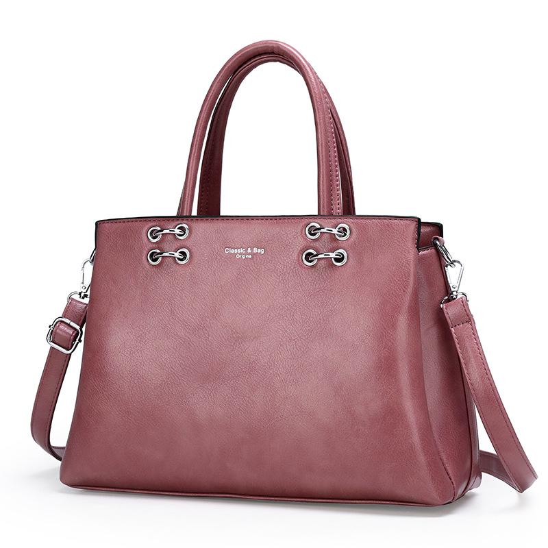 

2021 New women's handbag handbag Korean version of the trendy one-shoulder bag casual hundred sloping bag, Black