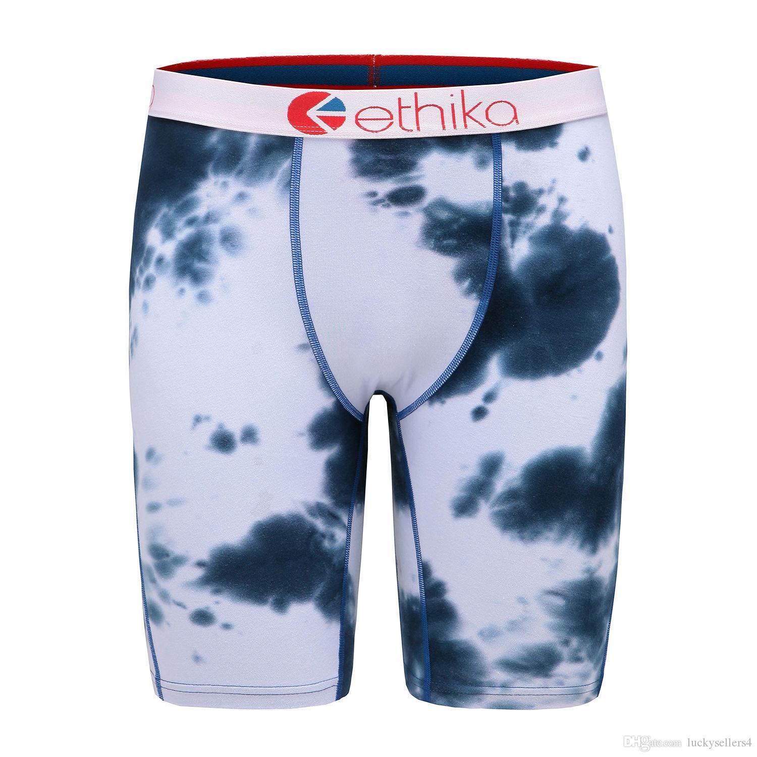 

Ethika Men' Staple underwear tie-dye cotton sports hip hop rock excise underwear skateboard street fashion streched legging quick dry4, Mixed random