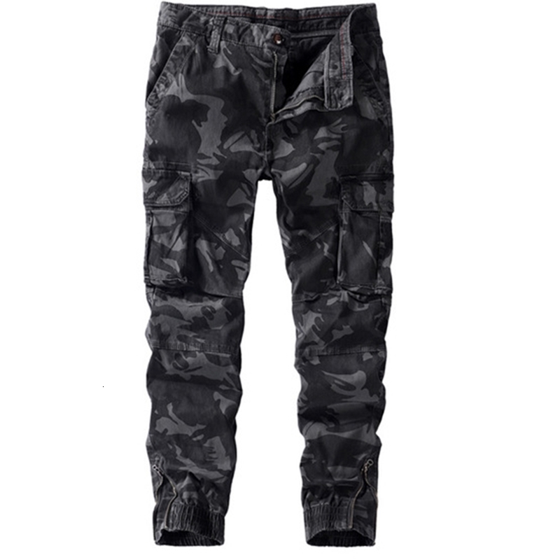 

2021 New Autumn Dropshipping Men's Winter Sknny Camouflage Tactical Military 100% High Quality Cotton Jogger Pants L7u5, Rich