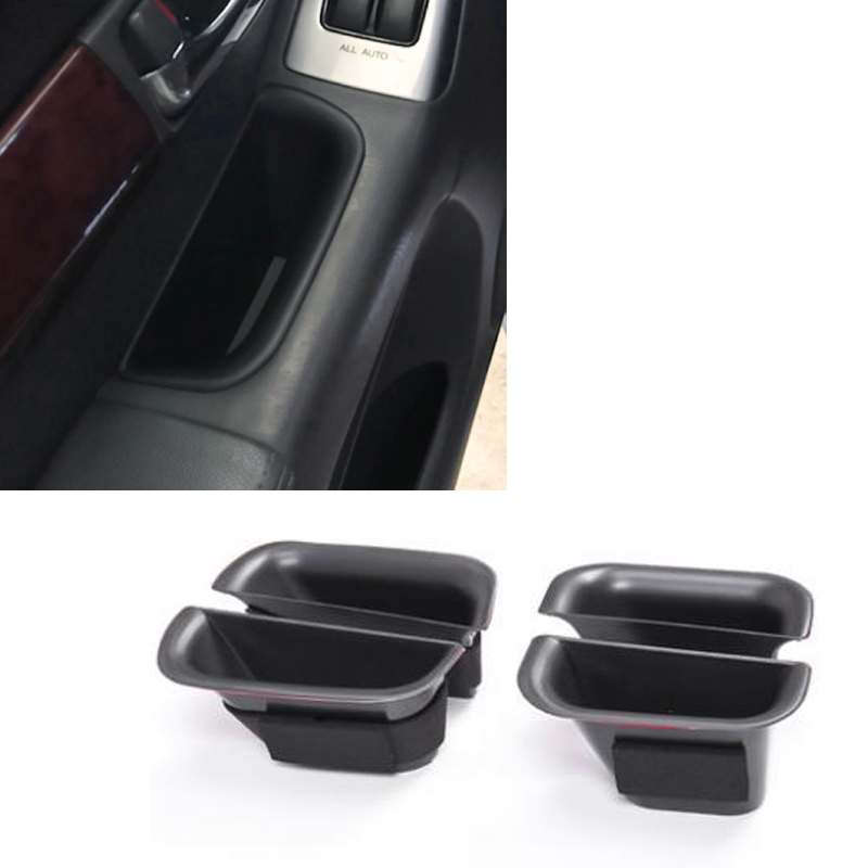 

For Toyota Prado 2003-2009 Car Beige Black Left Right Side Door Armrest Beige ABS Storage Box