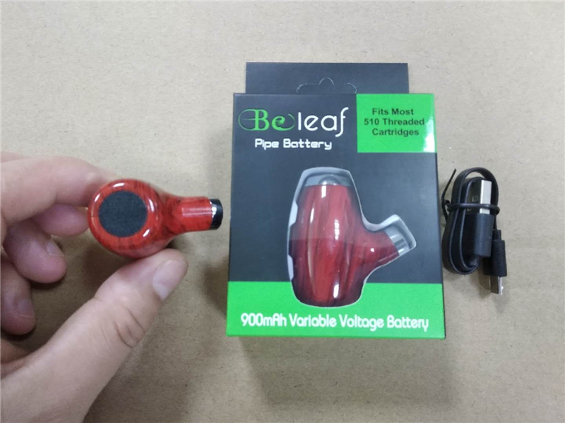 

Beleaf E PIPE battery Smart Vape Pen Cartridge Adjustable Battery 900mAh Preheating VV Vairable Voltage 510 Thread E Pipe With Retail box