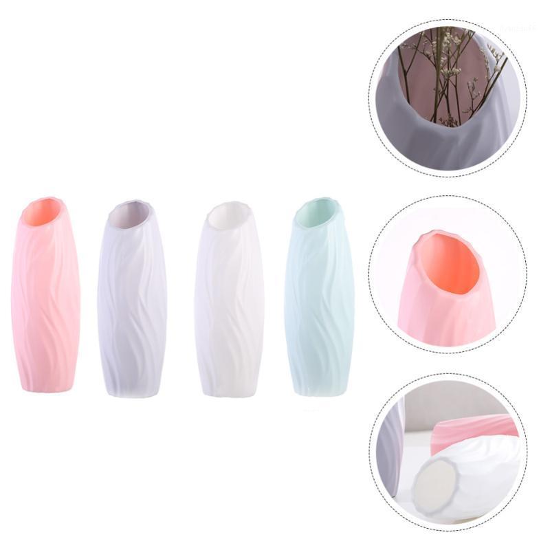 

4Pcs Nordic Flower Arrangement Container Living Room Decoration Plastic Vase1