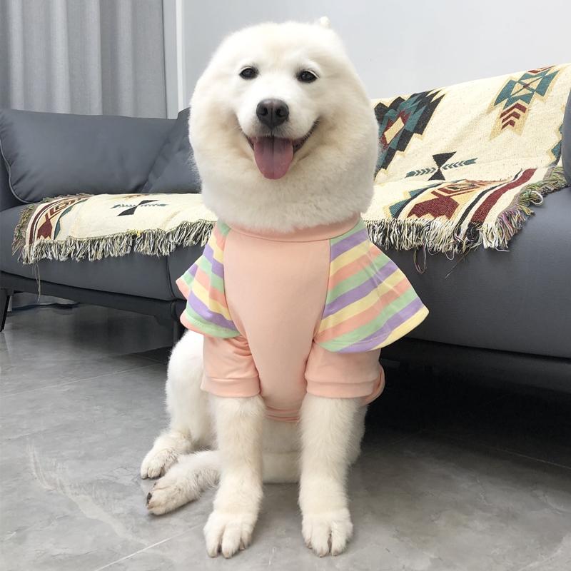 

Giant Dogs Clothes Cute Fashion Shirt For Labrador Big Poodle Samoyed, Color 2