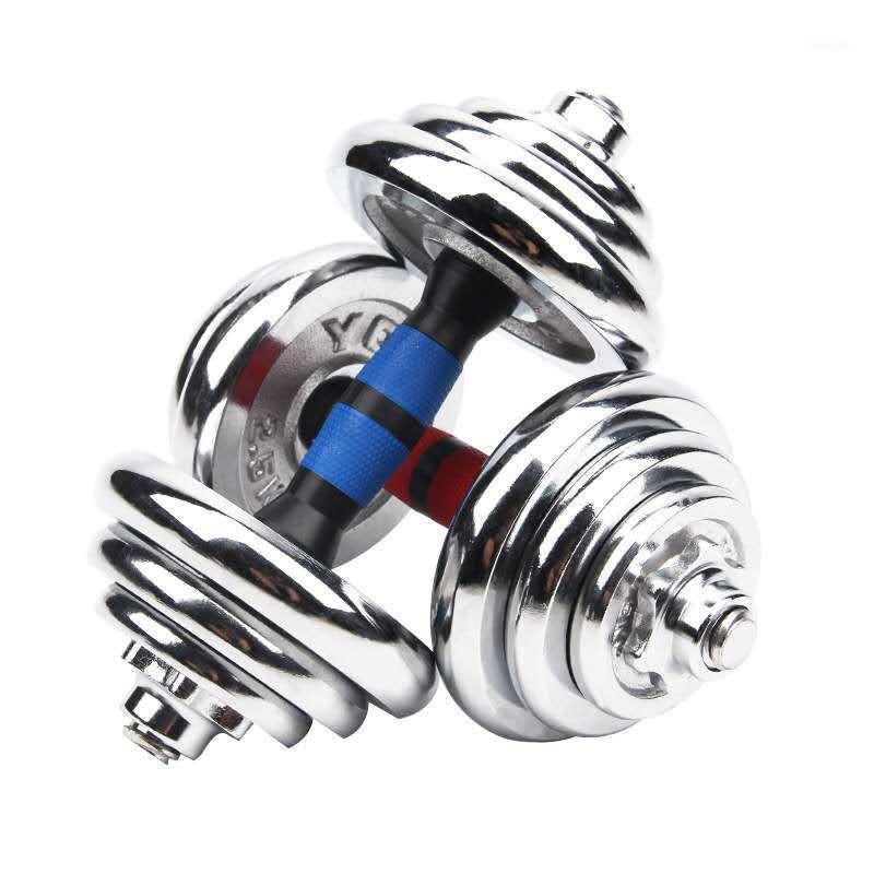 

Dumbbell Men Electroplating Dumbbells Gift Set/10/20/30KG Electroplating Dumbbells Barbell Packaged Combination1, Red