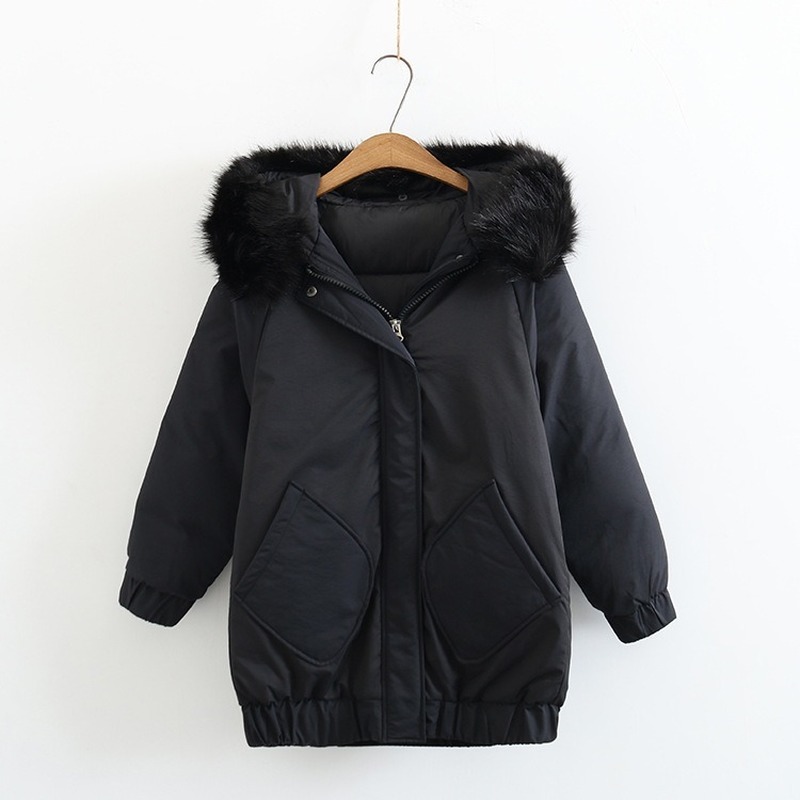 

Women 2020 New Winter Released Duck Female Long Down Parka Thick Jacket with Hoodie Plus Size 0550, Creamy-white.
